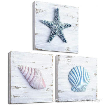 Rustic Beach House Bathroom Wall Decor